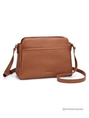 Genuine Leather Crossbody Bag Anti-Theft RFID Small